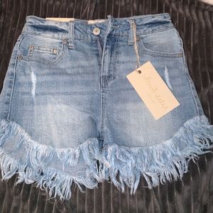 altar’d state frayed jean shorts